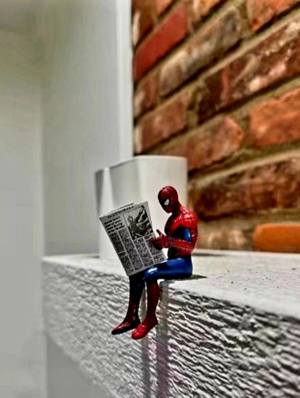 Mini Figure Spider-Man (Newspaper) "Spider-Man -Spider-Man's Daily Life-"